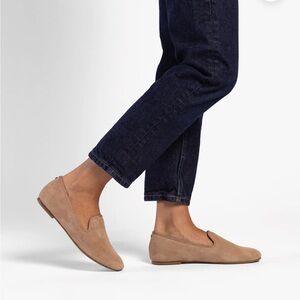 Birdies Women's Starling Latte Suede Flats